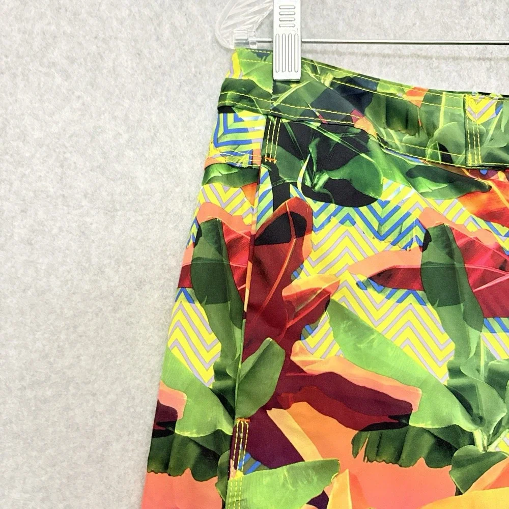 Saxx Ballpark Pouch Betawave 2N1‎ Boardie Men's Size 32 Swim Board Shorts Floral - Picture 5 of 7